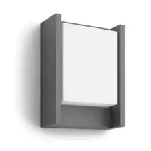 PHILIPS svít.nástěn.LED Arbour Ue 3,8W 800lm/830 IP44 ; antracit