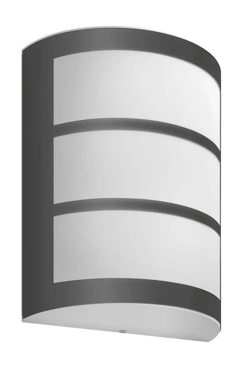 PHILIPS svít.nástěn.LED Python 1x6W 450lm/827 IP44 25Y ;antracit