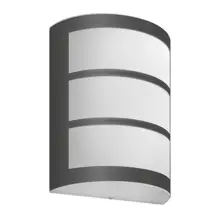 PHILIPS svít.nástěn.LED Python 1x6W 500lm/840 IP44 25Y ;antracit