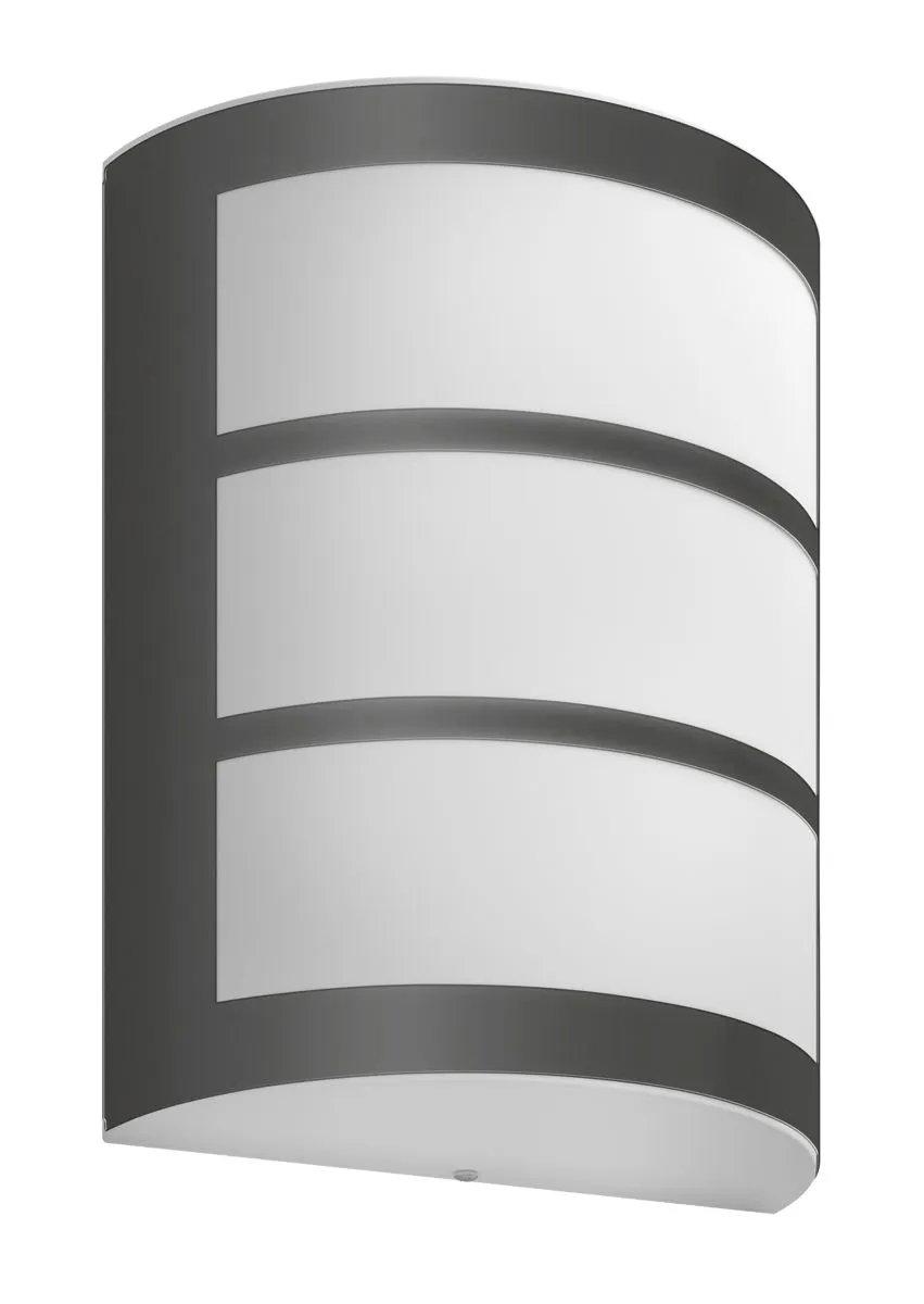 PHILIPS svít.nástěn.LED Python 1x6W 500lm/840 IP44 25Y ;antracit