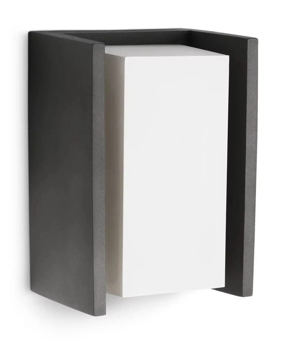 PHILIPS svít.nástěn.žárov. Bridge 1xE27 IP44 ;antracit