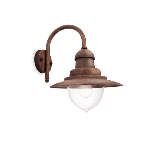 Philips svítidlo Raindrop wall lantern bronze 1x60W 230V