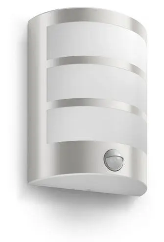 PHILIPS venkovní LED svítidlo Python se senzorem; nerez (17324/47/16)