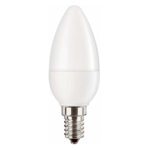 PILA E14 5.5W 2700K 470lm náhrada 40W; LED žárovka svíčková opál