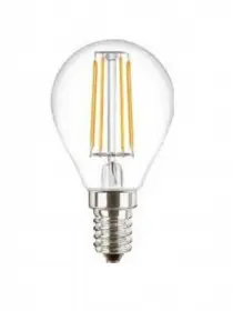 PILA LED lustre Classic P45 4.3W/40W E14 2700K 470lm NonDim 15Y čirá
