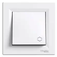 Přepínač střídavý, ř.6, bílá