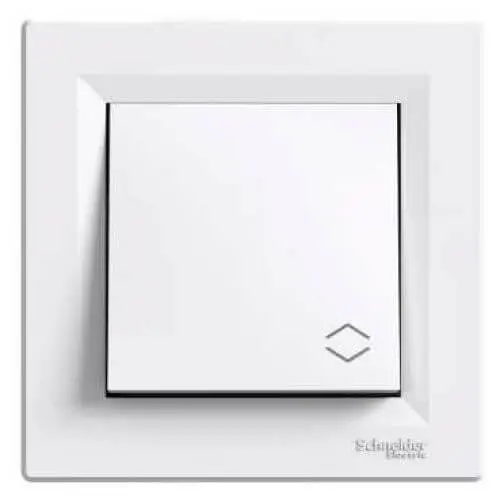 Přepínač střídavý, ř.6, IP44, bílá, Schneider