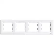 Rámeček čtyřnásobný, bílá, Schneider