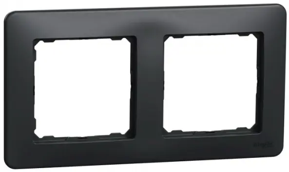 Rámeček dvojnásobný, antracit, Schneider