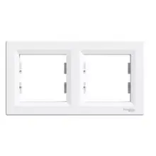 Rámeček dvojnásobný, bílá, Schneider