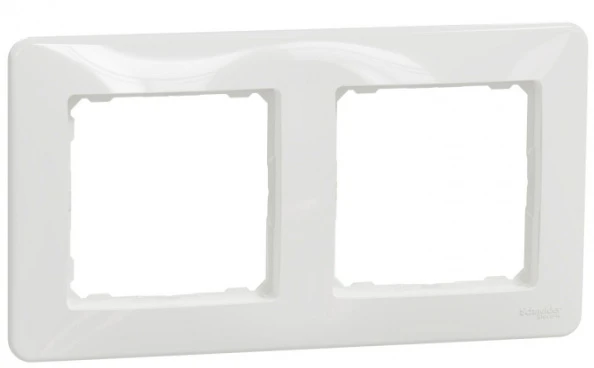 Rámeček dvojnásobný, bílý, Schneider