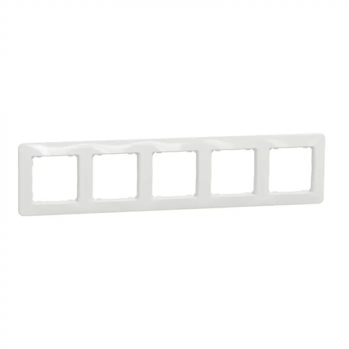 Rámeček pětinásobný, bílý, Schneider
