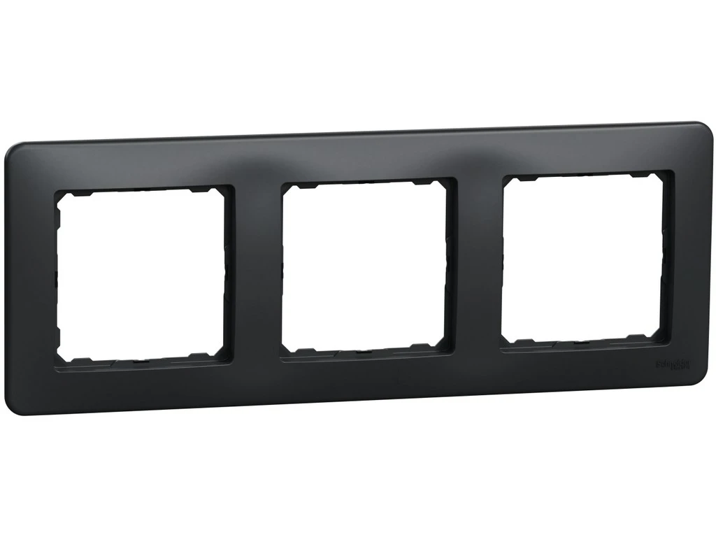 Rámeček trojnásobný, antracit, Schneider