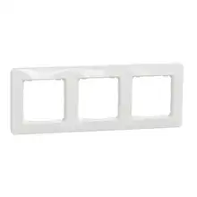 Rámeček trojnásobný, bílý, Schneider