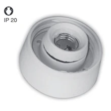 ROVNÁ (10011068.00) Armatura rovná keramická E27, prům.102mm, hloubka 54mm, SEZ