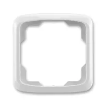 S Rámeček jednonásobný, šedá, ABB Tango