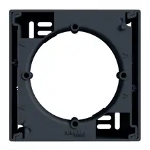 Schneider ASFORA krabice pro montáž na povrch jednonásobná ANTRACIT