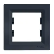 Schneider ASFORA ram.krycí jednonásobný ANTRACIT