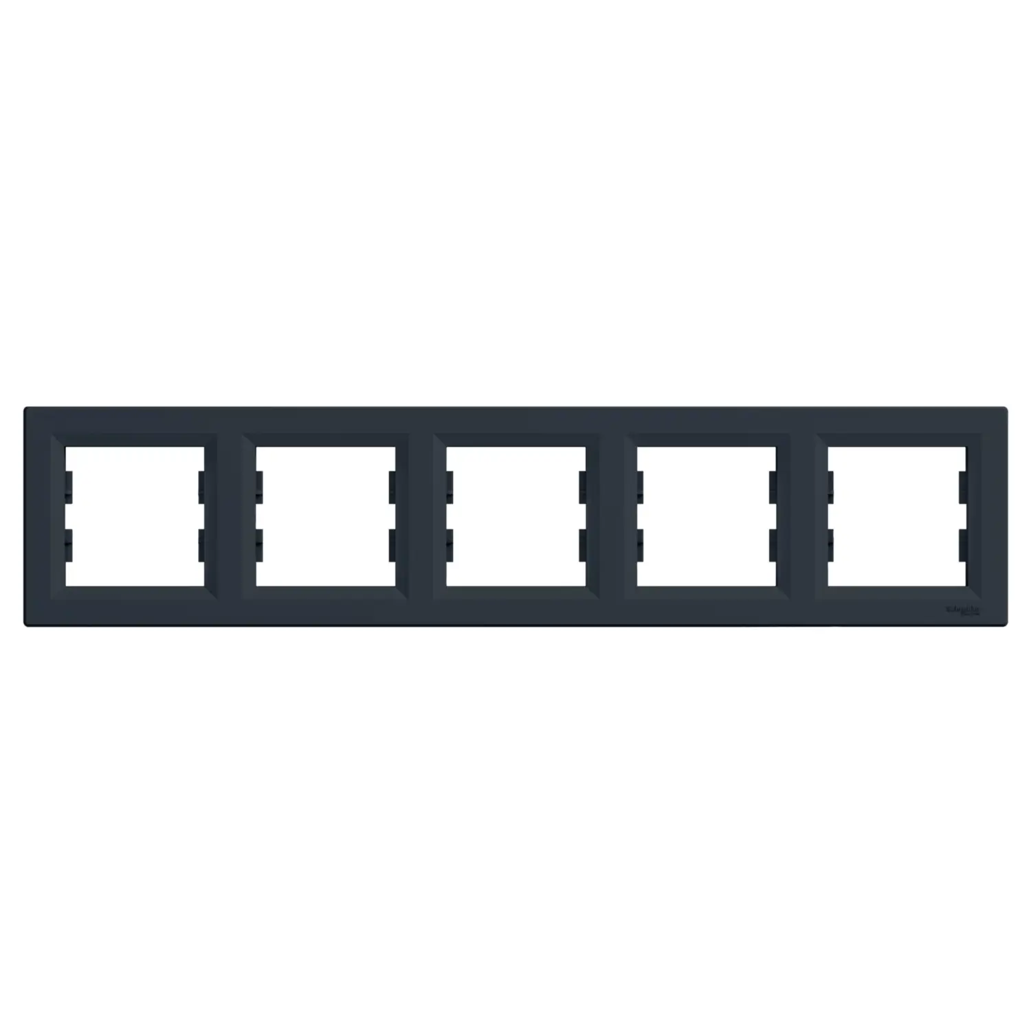 Schneider ASFORA ram.krycí pětinásobný ANTRACIT