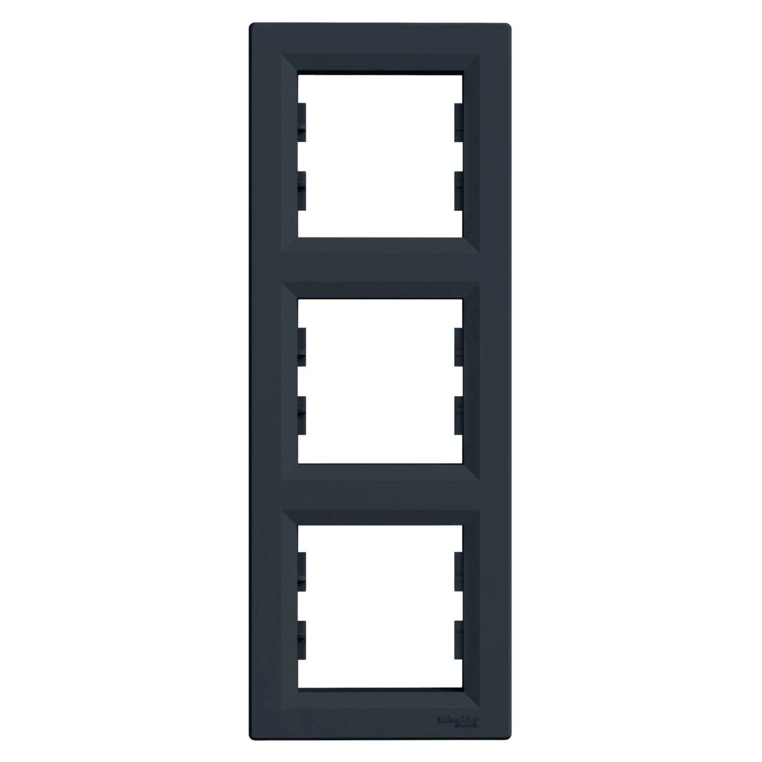 Schneider ASFORA ram.krycí trojnásobný vert. ANTRACIT