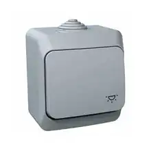 Schneider CEDARplus ovladač.tlač. č.1/0 IP44 sym.světlo ; WDE000613