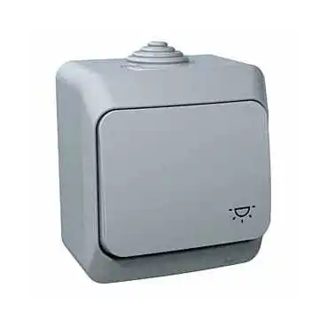 Schneider CEDARplus ovladač.tlač. č.1/0 IP44 sym.světlo ; WDE000613
