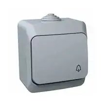 Schneider CEDARplus ovladač.tlač. č.1/0 IP44 sym.zvonek ; WDE000612