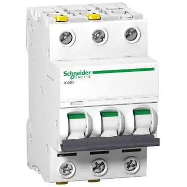 Schneider Electric jistič 3P 16A B 6kA; iC60N jistič třípólový