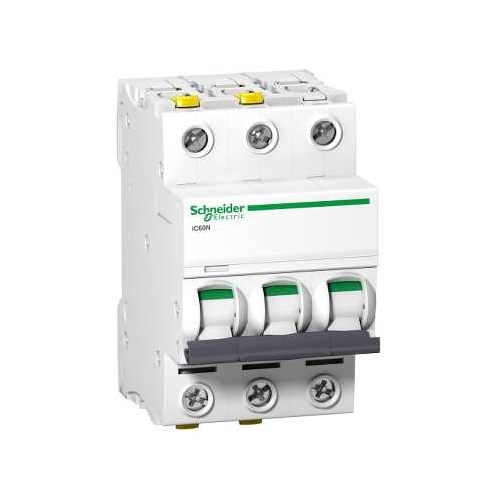 Schneider Electric jistič 3P 32A C 6kA; iC60N jistič třípólový