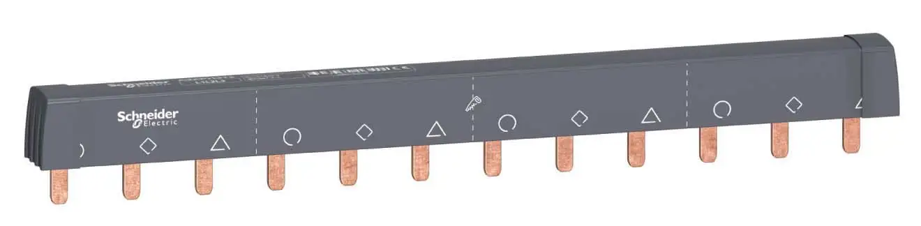 Schneider Electric Propojovací lišta 3P 100A 12M; lišta třípólová