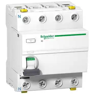 Schneider Electric proudový chránič 4P 40A 100mA AC 10kA; A9Z12440 iID