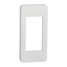 Schneider N.UNICA.Studio.Outline rám.krycí jednonásobný 1modul ; bílá