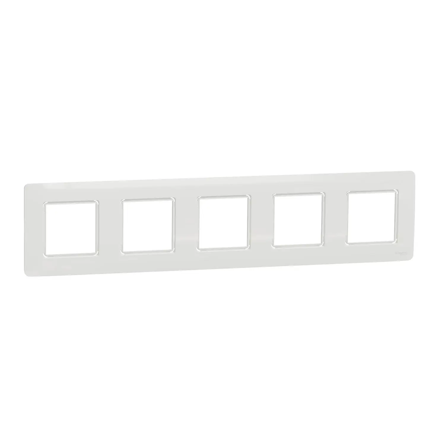 Schneider N.UNICA.Studio.Outline rám.krycí pětinásobný ; bílá