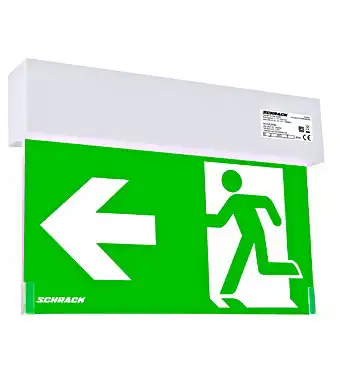 Schrack nouzové svítidlo K2 3W IP44 bílé