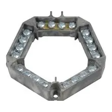 SEZ svorkovnice.věneček velký 5-pól 6304-15/S, šedá