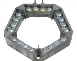 SEZ svorkovnice.věneček velký 5-pól 6304-15/S, šedá