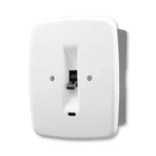 Sporáková přípojka se signalizační doutnavkou, zapuštěná, bílá, ABB