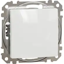 Tlačítko 1/0, bílé, Schneider