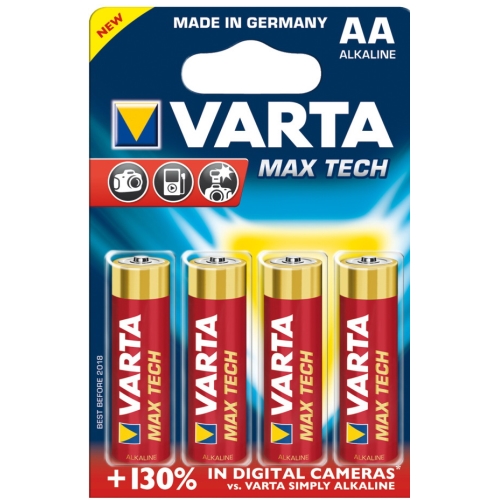 VARTA AA MaxTech baterie tužková  LR06/ 4706 4 kusy