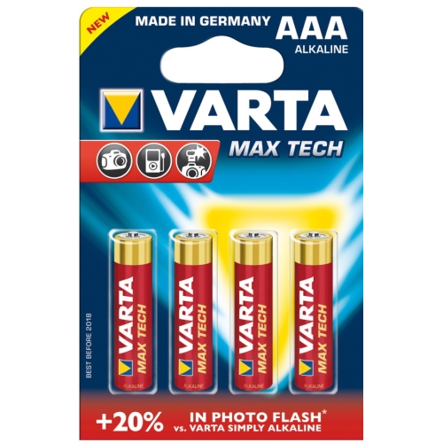 VARTA AAA MaxTech baterie mikrotužková ; LR03/ 4703