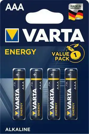VARTA baterie alkalická ENERGY LR03/AAA/4103 ;BL4
