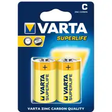 VARTA C Superlife baterie malý monočlánek  R14/2014 2 kusy