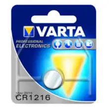 VARTA lithiová baterie CR1216/6216 ; BL1
