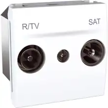 Zásuvka koncová TV/R-SAT , polar, Schneider